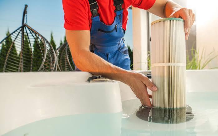 Pool Filter Cleaning